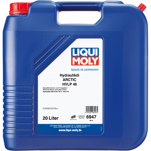 6947 LiquiMoly Мин. гидр.масло Hydraulikoil Arctic HVLP 46 (20л) - 20 л