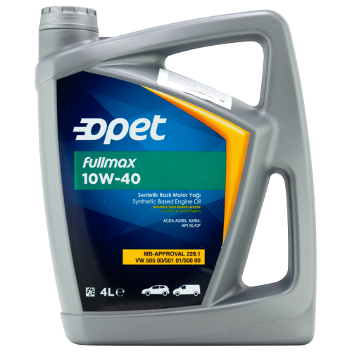 601214998 OPET Синт. мот.масло Fullmax 10W-40 CF/SL A3/B3/A3/B4 (4л) - 4 л