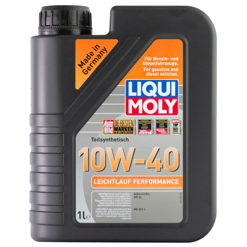 2338 LiquiMoly П/с. мот.масло Leichtlauf Performance 10W-40 SL A3/B3 (1л) - 1 л