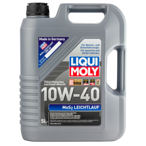 2184 LiquiMoly П/с. мот.масло MoS2 Leichtlauf 10W-40 (5л) - 5 л