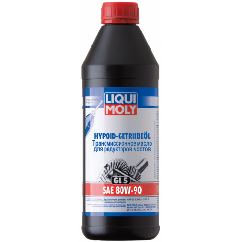 3924 LiquiMoly Мин. тр.масло Hypoid-Getriebeoil 80W-90 GL-5 (1л) - 1 л