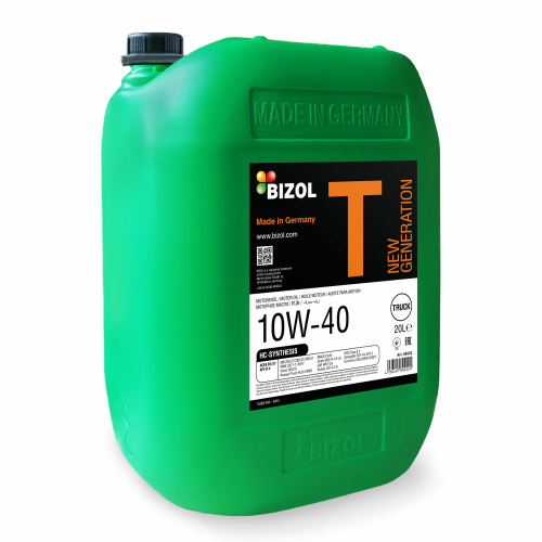 89222 BIZOL НС-синт. мот.масло Truck New Generation 10W-40 (20л) - 20 л
