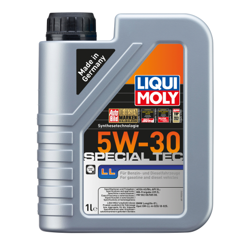 2447 LiquiMoly НС-синт. мот.масло Special Tec LL 5W-30 SL A3/B4 (1л) - 1 л