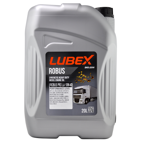 L019-0778-0020 LUBEX Синт-ое мот.масло ROBUS PRO LA 10W-40 CK-4/CI-4/CJ-4/SN E9 (20л) - 20 л
