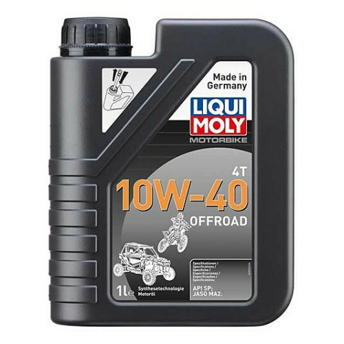 3055 LiquiMoly НС-синт. мот.масло д/4-т.мотоц. Motorbike 4T Offroad 10W-40 SN Plus MA2 (1л) - 1 л
