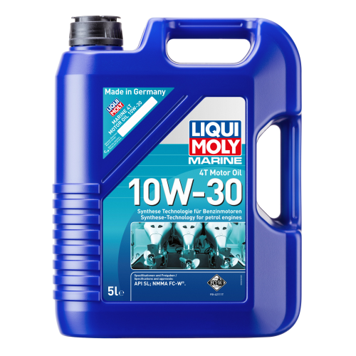 25023 LiquiMoly НС-синт. мот.масло д/лодок Marine 4T Motor Oil 10W-30 SM (5л) - 5 л