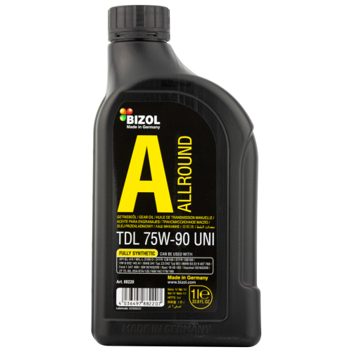 Синтетическое трансмиссионное масло Allround Gear Oil TDL 75W-90 UNI - 1 л
