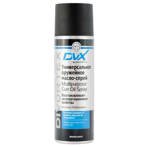 AER2505 DVX Универсальное оружейное масло-спрей Multipurpose Gun Oil Spray (0,22л) - 0,22 л