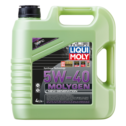 9054 LiquiMoly НС-синт. мот.масло Molygen New Generation 5W-40 (4л) - 4 л
